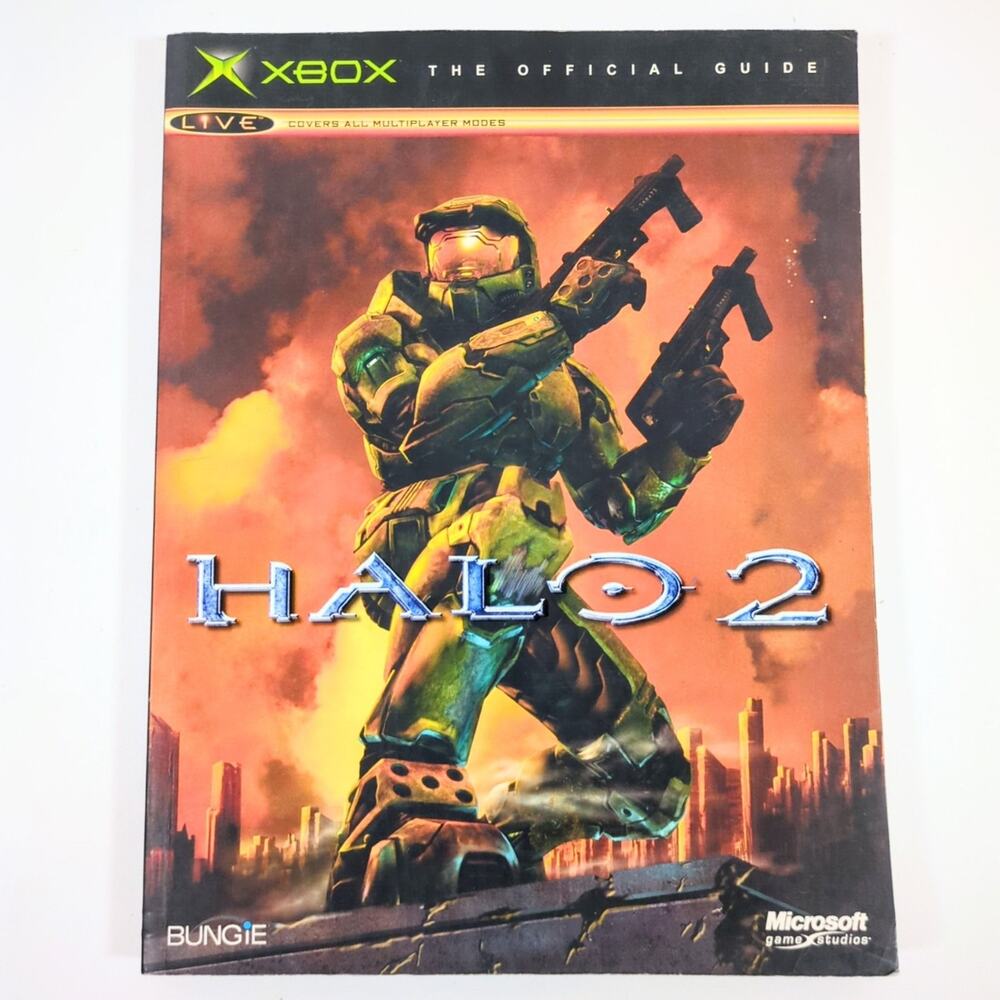 Halo 2 The Official Guide Strategy Evolved Piggyback 2004 Xbox FPS Gaming